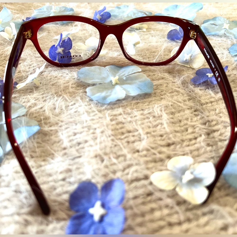 Coach Red Eyeglasses - Picture 5 of 8